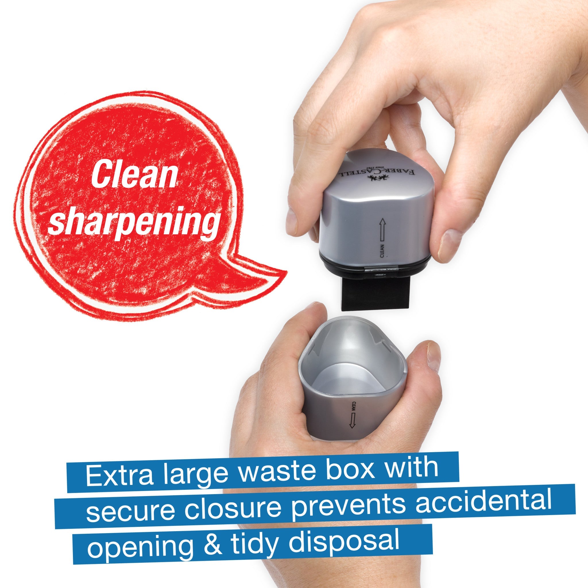 Grip Trio Pencil Sharpener, Assorted Colors - #FC280175