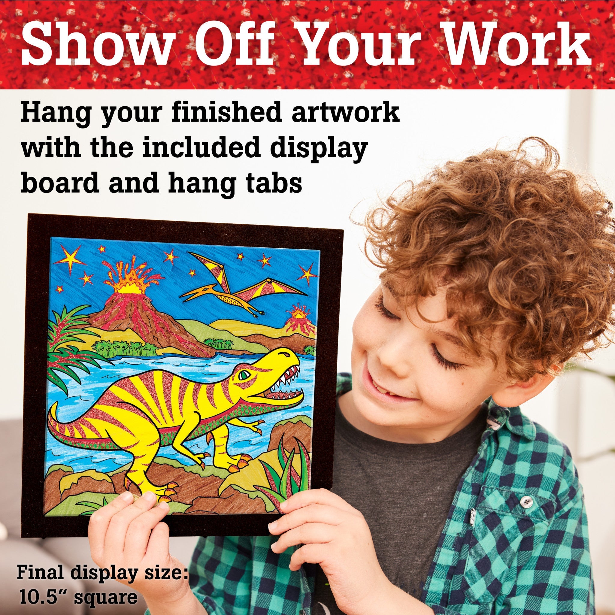 Color by Number T-Rex Foil Fun - #FC14309