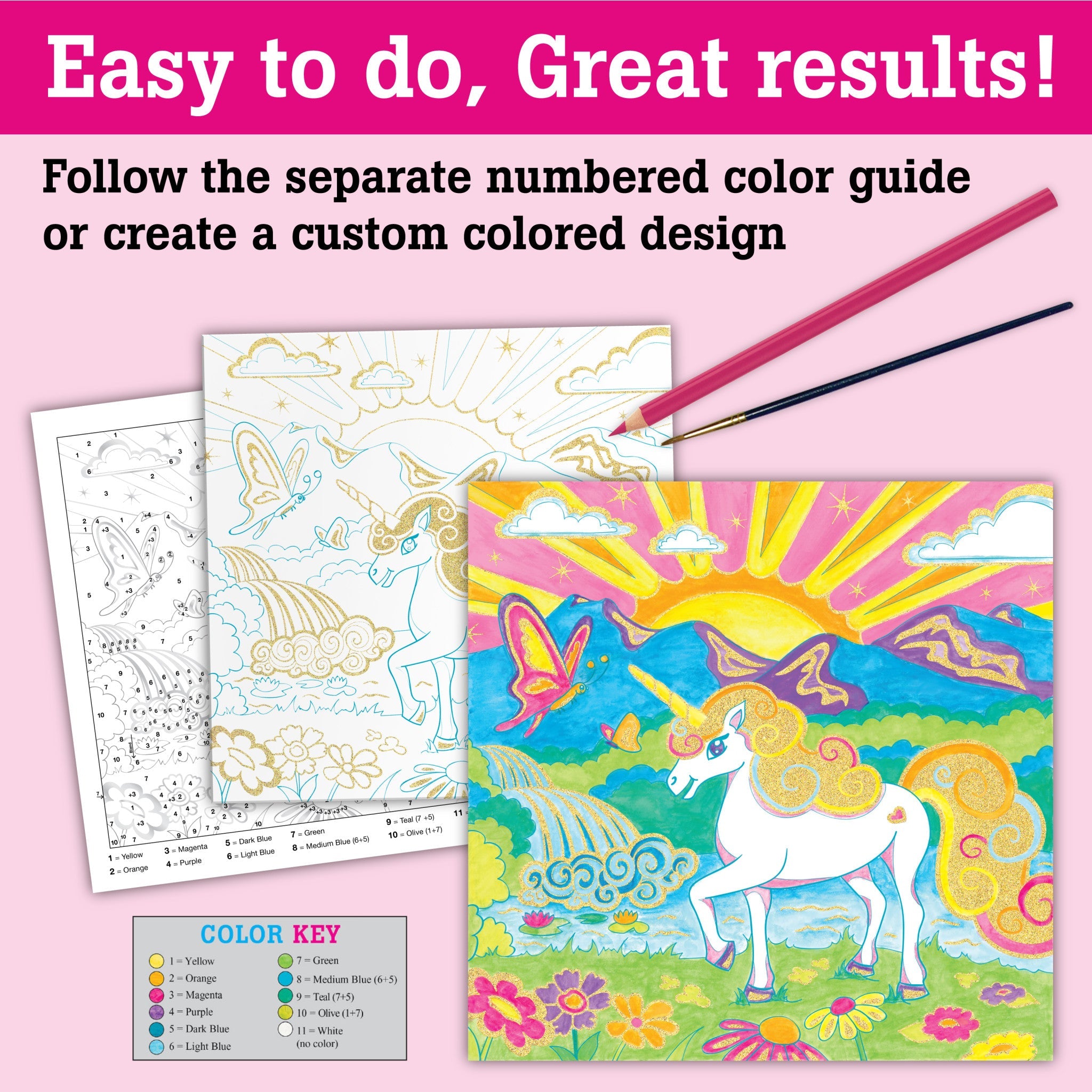 Paint by Number Unicorn Foil Fun - #FC14322