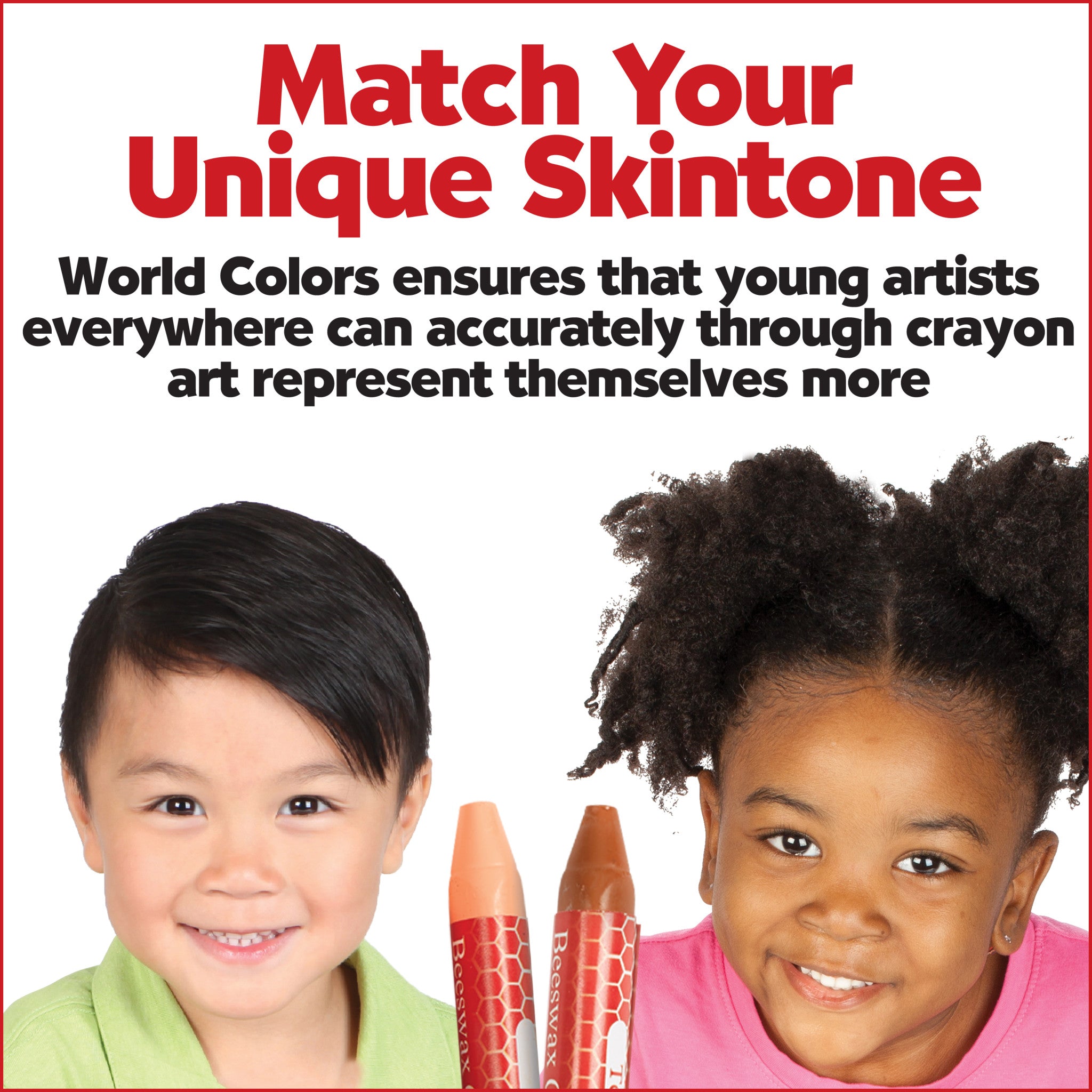 World Colors 15 Beeswax Crayons - #FC14352