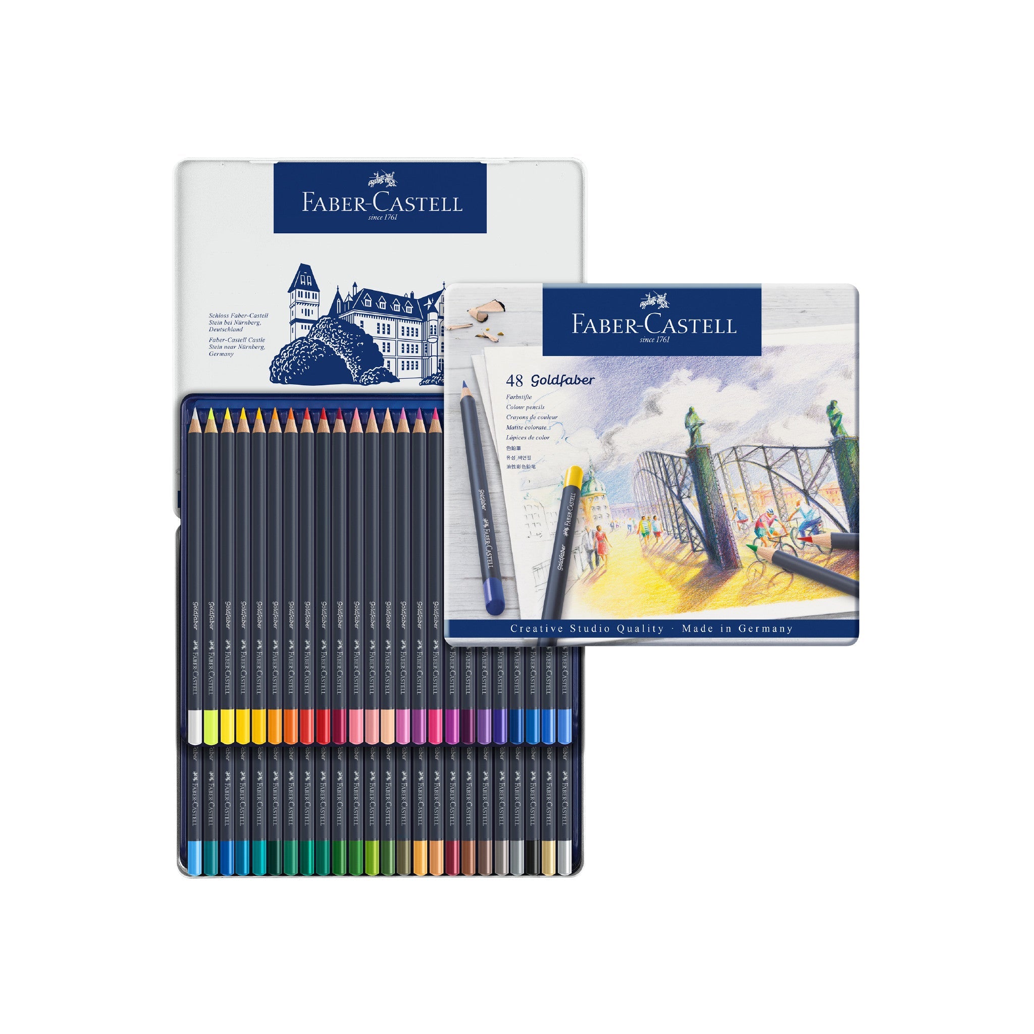 Goldfaber Color Pencils - Tin of 48 - #FC214748