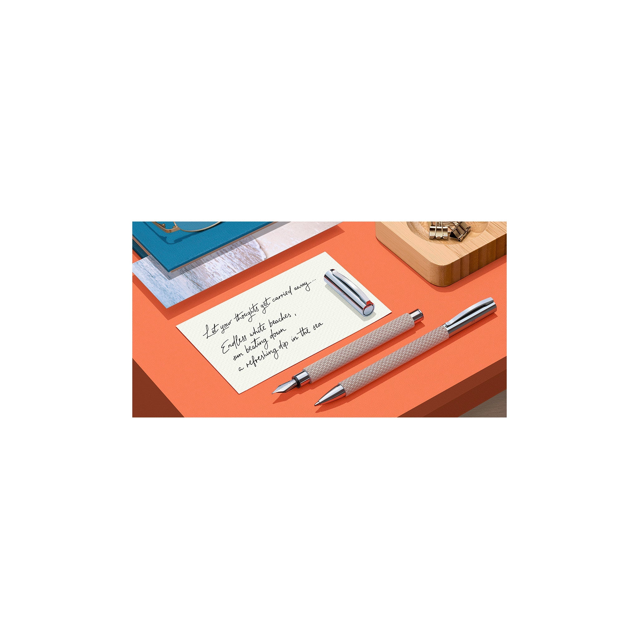 Ambition Ballpoint Pen, OpArt White Sand - #FC149616