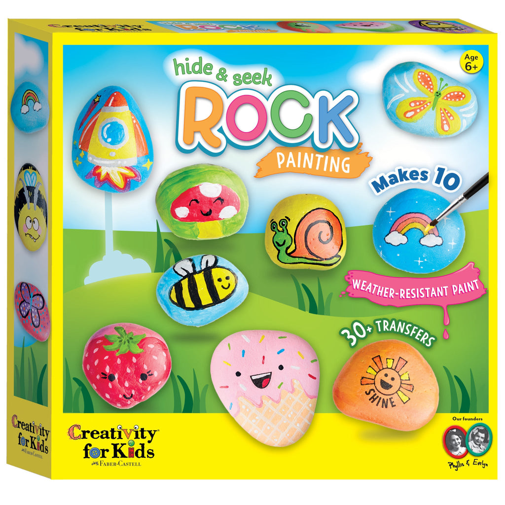 Hide & Seek Rock Painting - #6161000