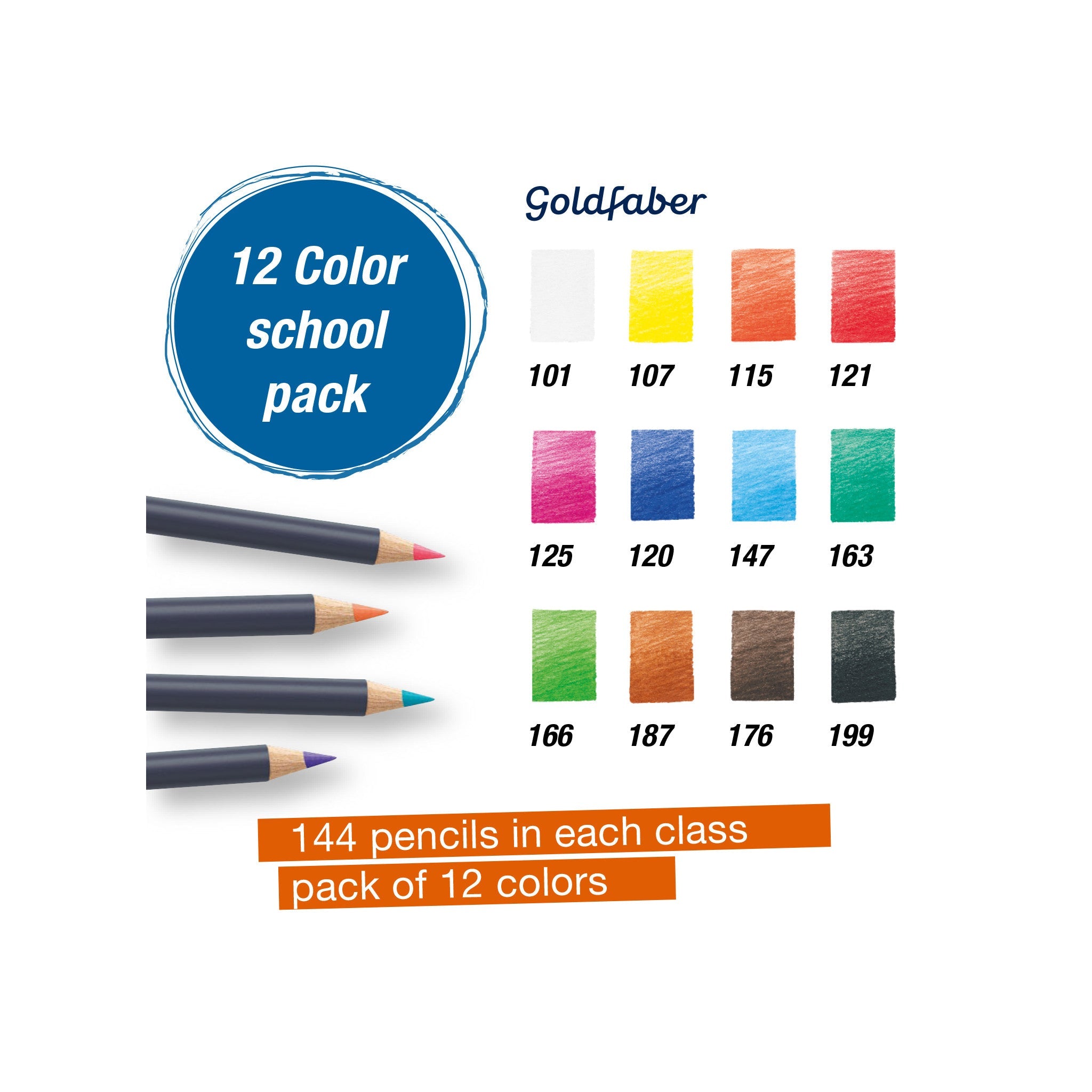 Goldfaber Color Pencil Class Pack - #FC900027
