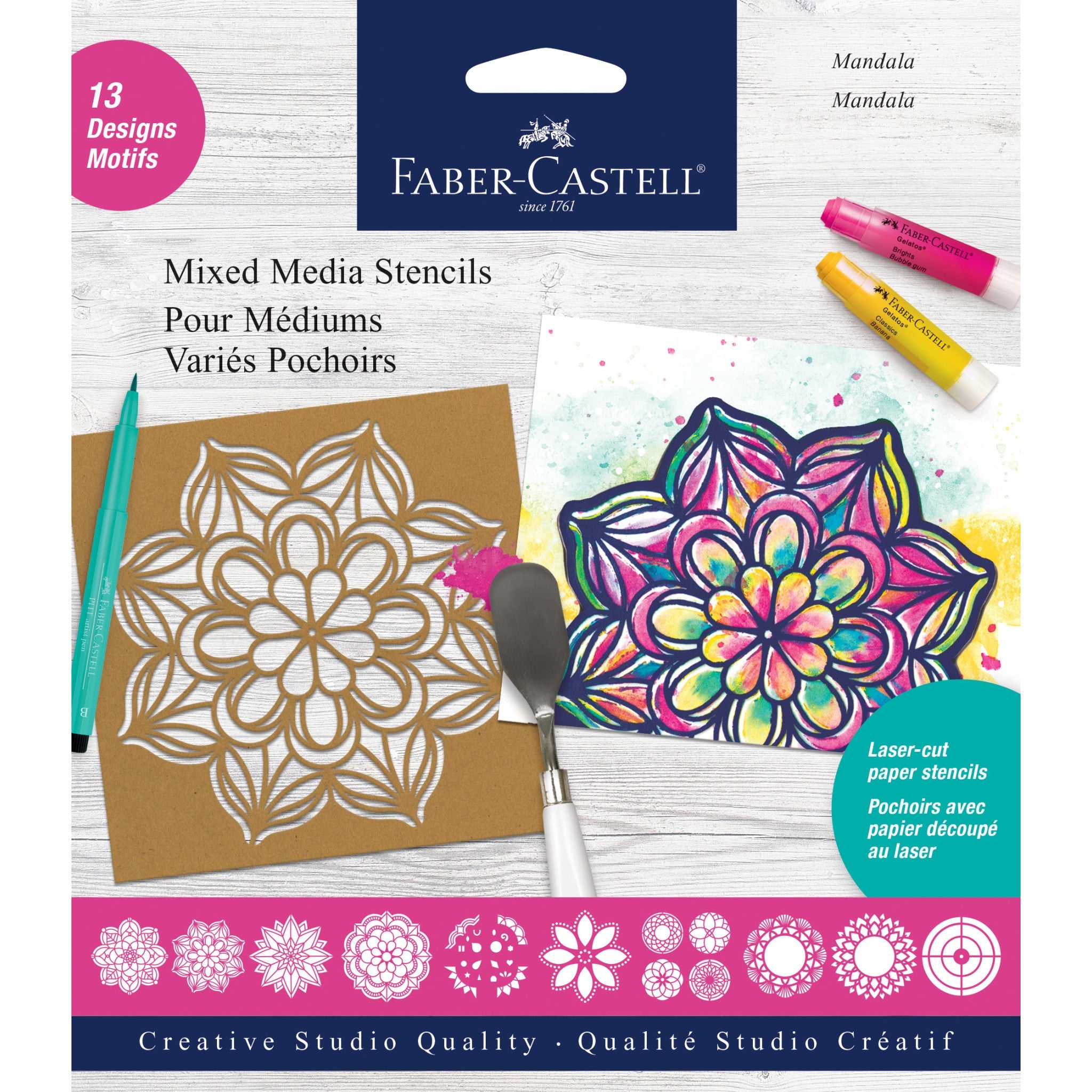 Mixed Media Stencils - Mandala - #FC770610