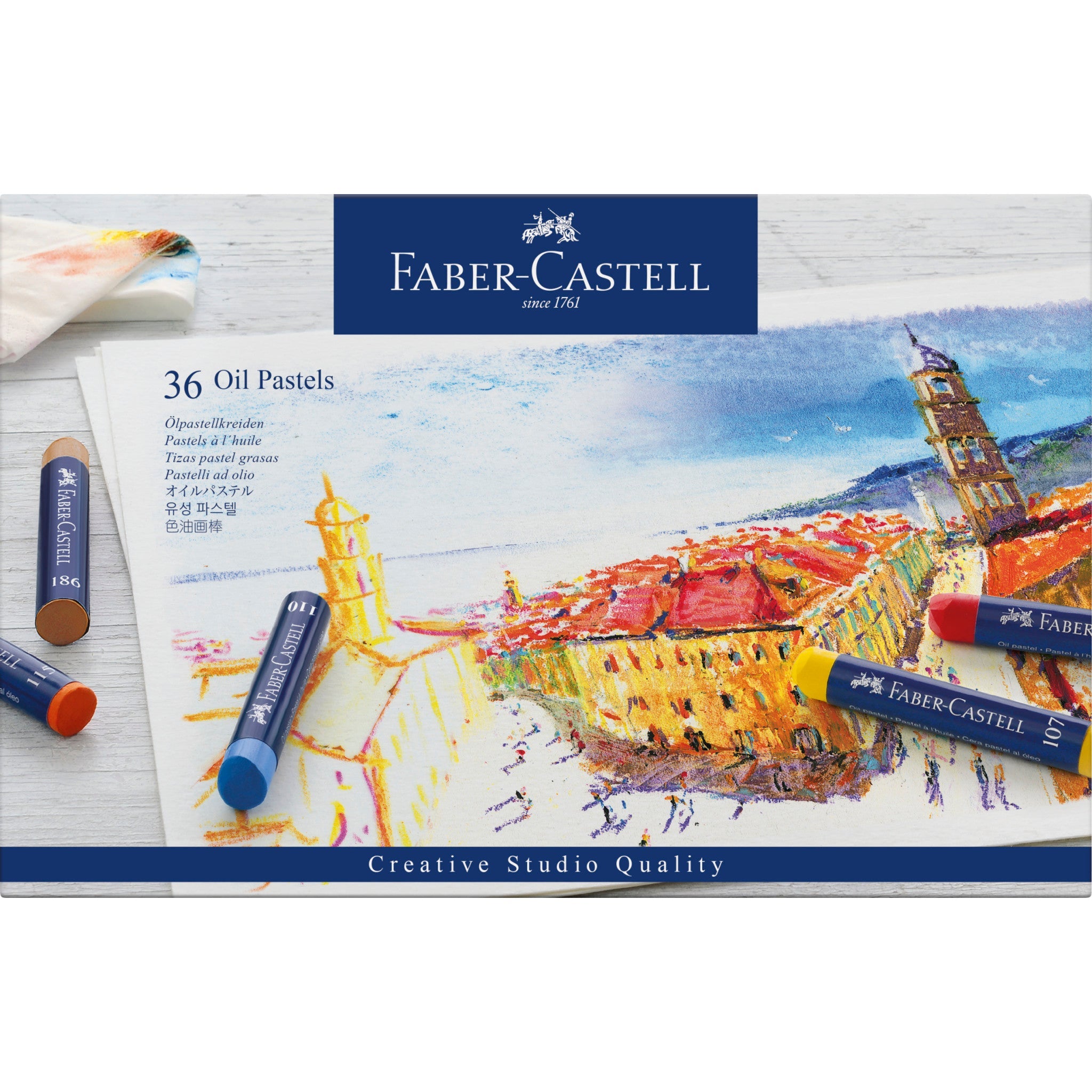 Oil Pastels, Set of 36 - #FC127036