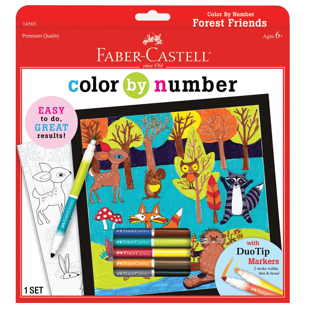 Color by Number Forest Friends - #FC14565