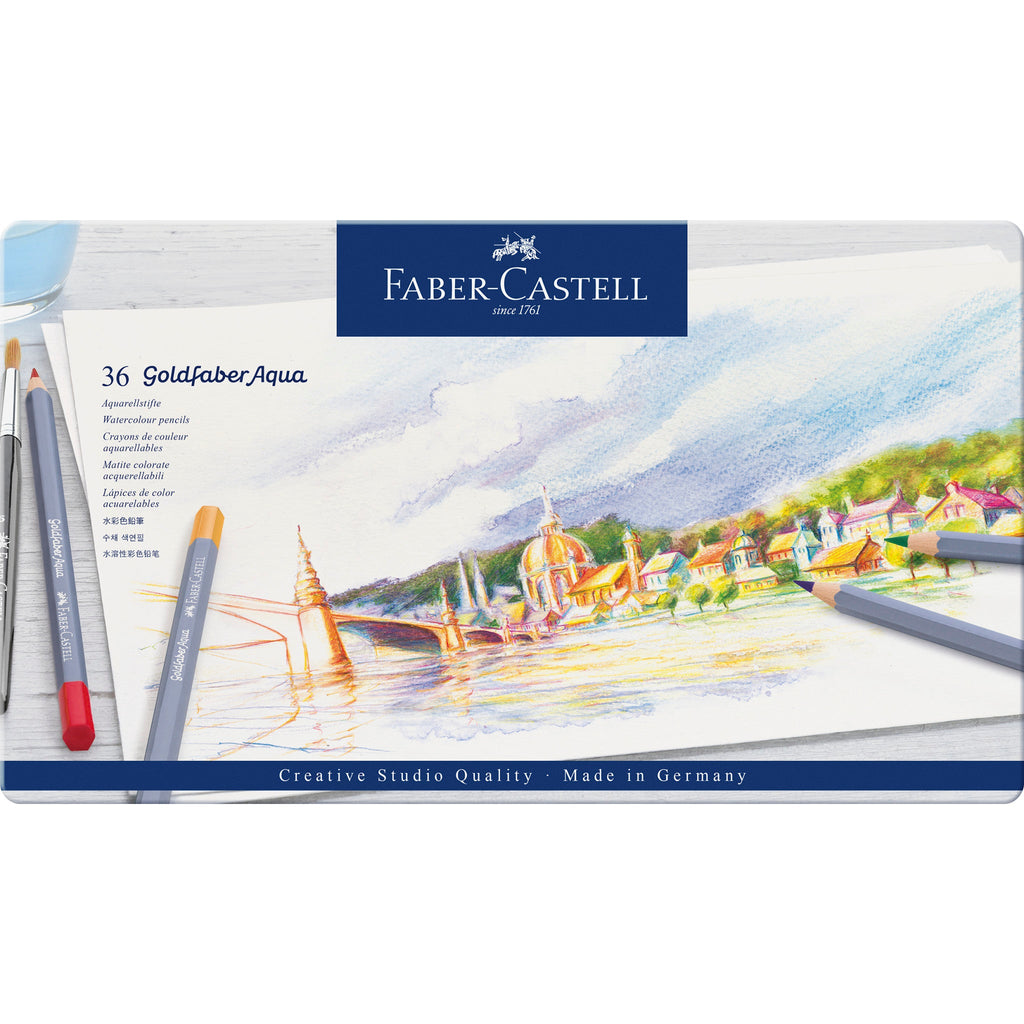 Goldfaber Aqua Watercolor Pencils, Tin of 36 - #FC114636