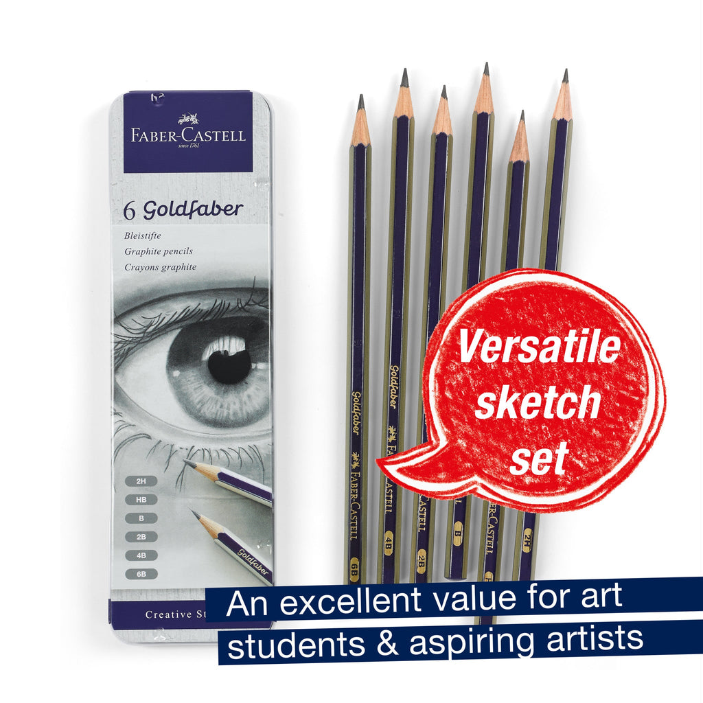 Goldfaber Graphite Pencils, Tin of 6 - #FC900010