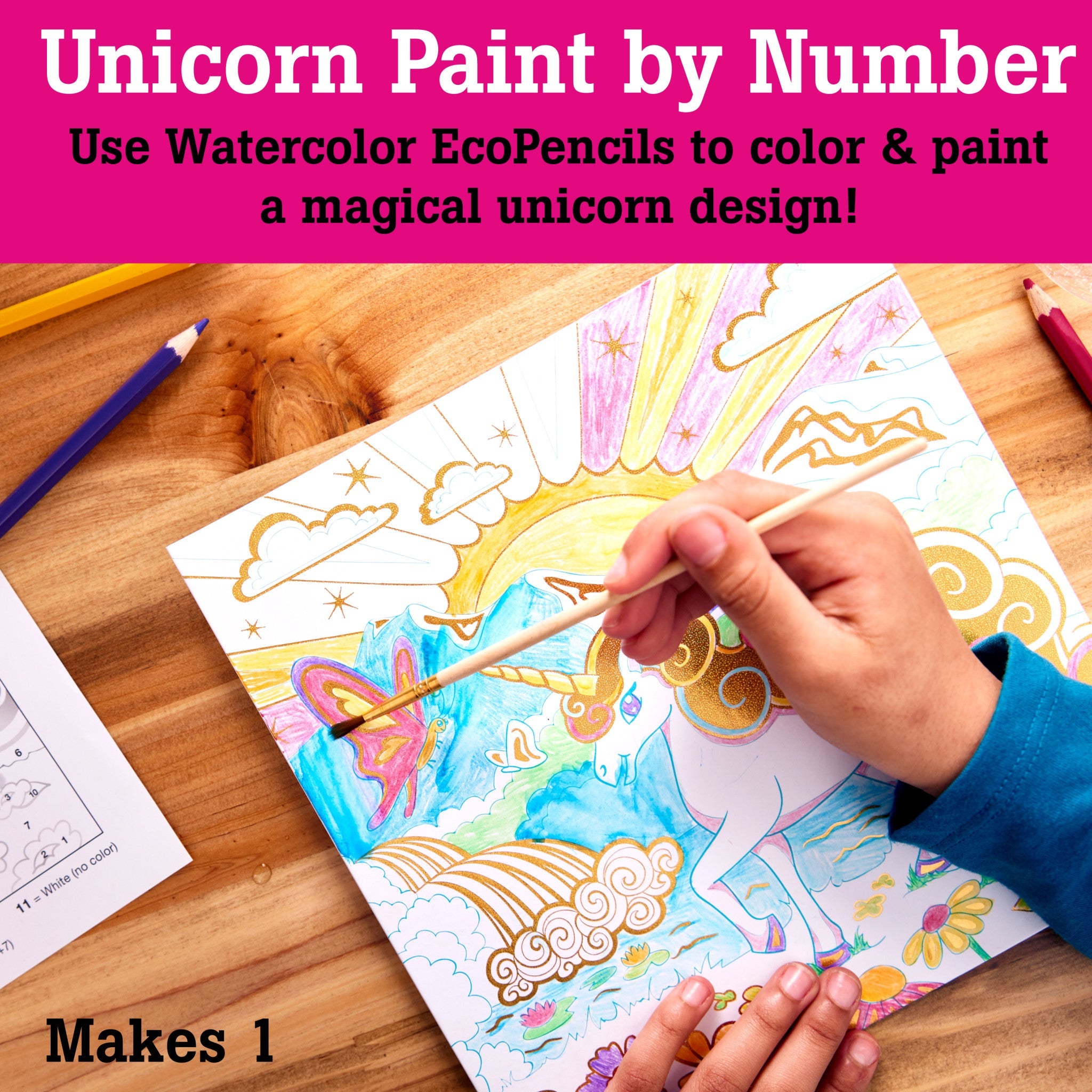 Paint by Number Unicorn Foil Fun - #FC14322