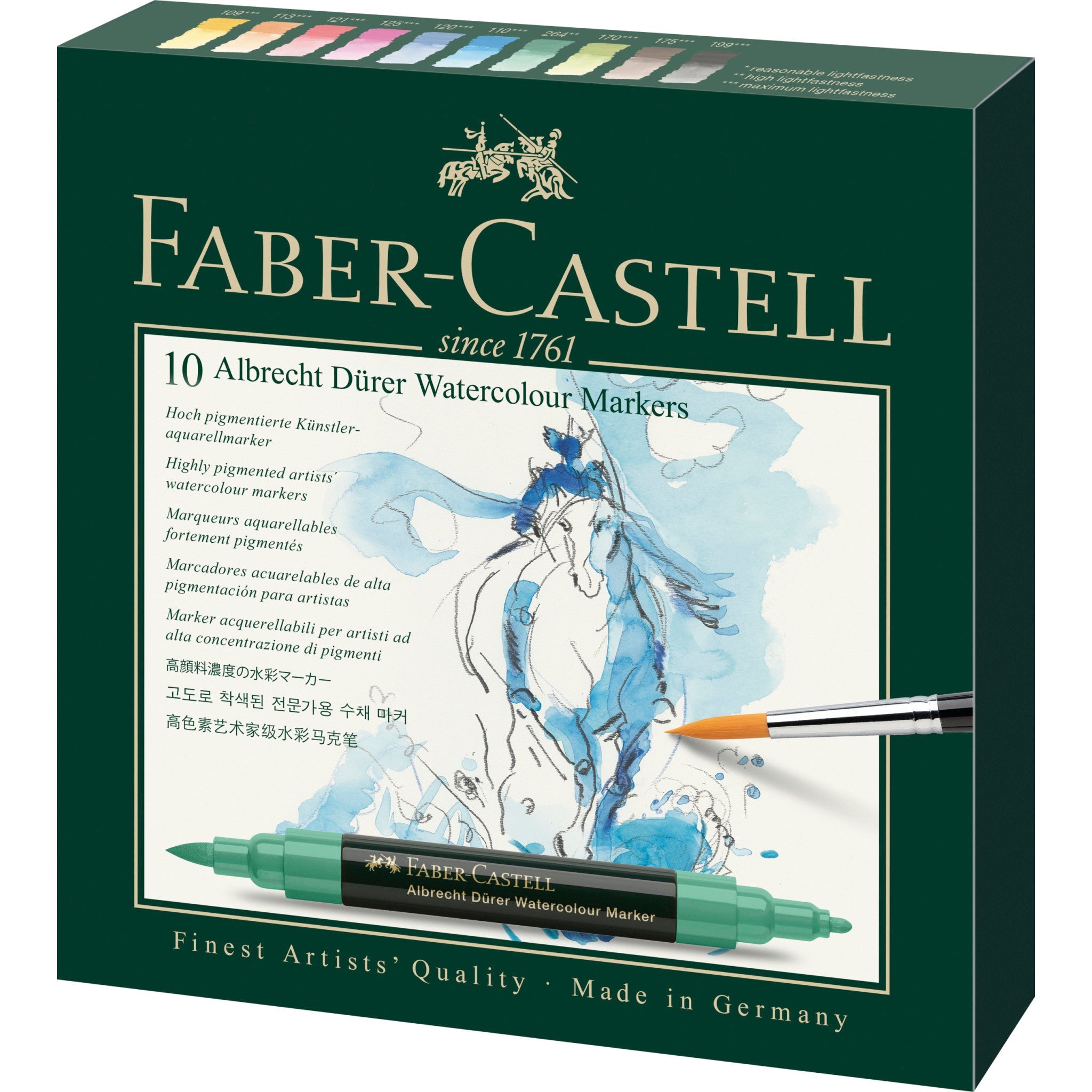 Albrecht Dürer Watercolor Markers, Wallet of 10 - #FC160310
