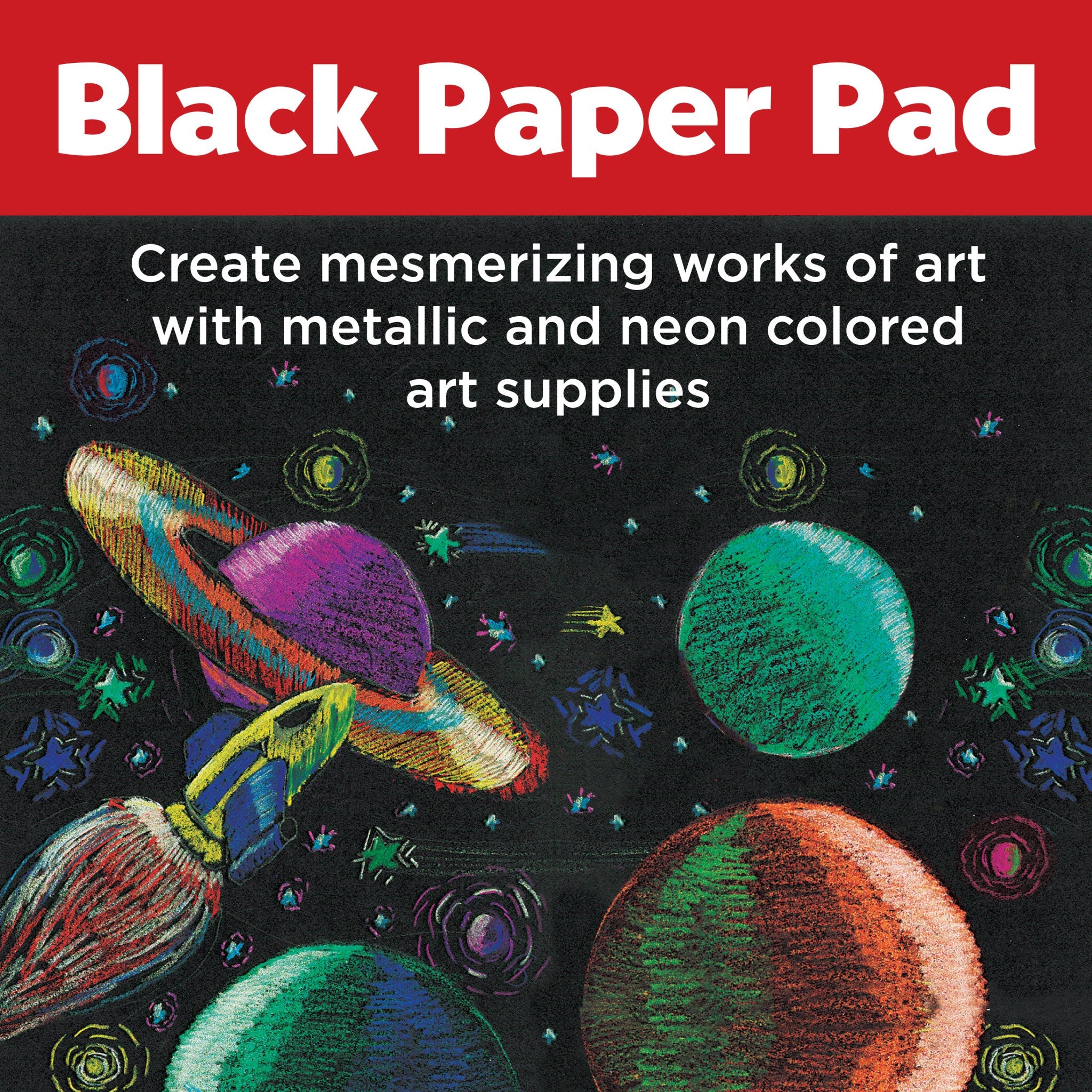 Black Paper Sketch Pad - #FC14563
