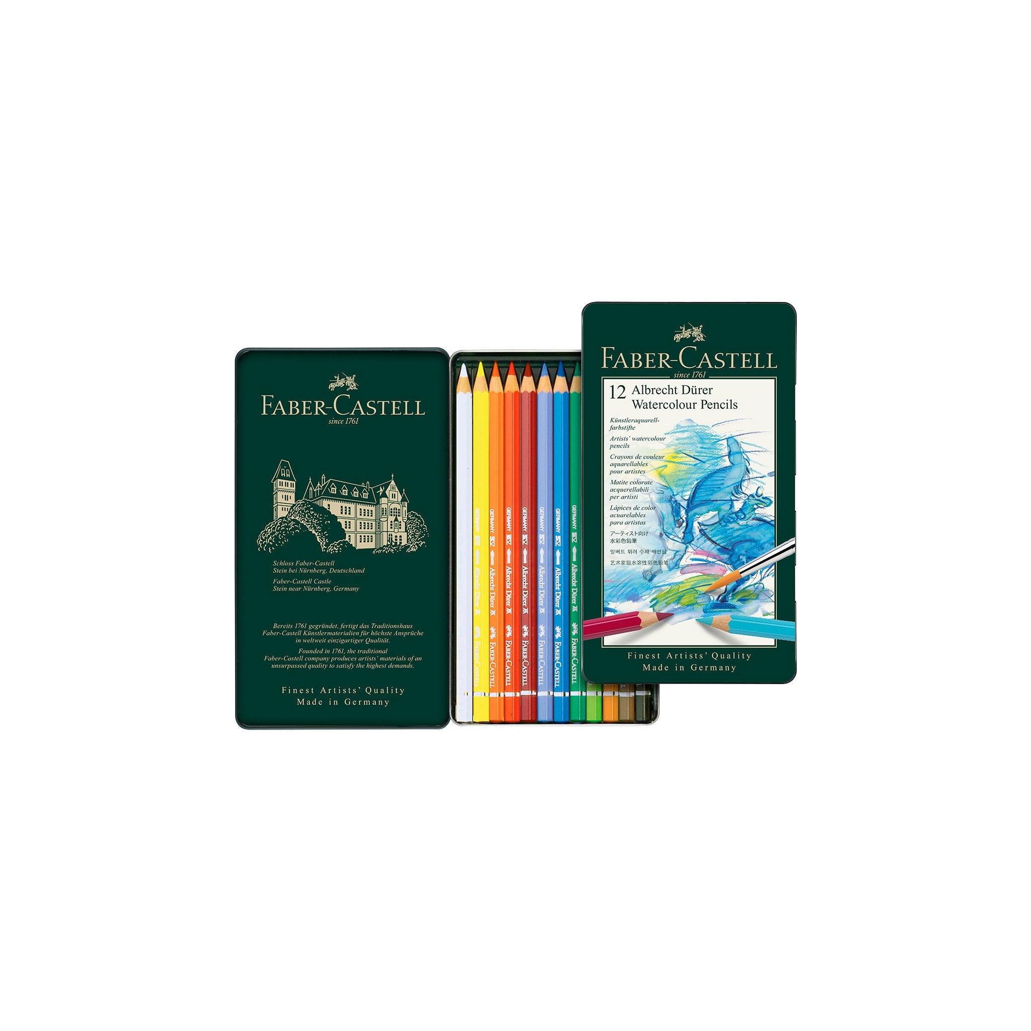 Albrecht Dürer Artists' Watercolor Pencils, Tin of 12 - #FC117512