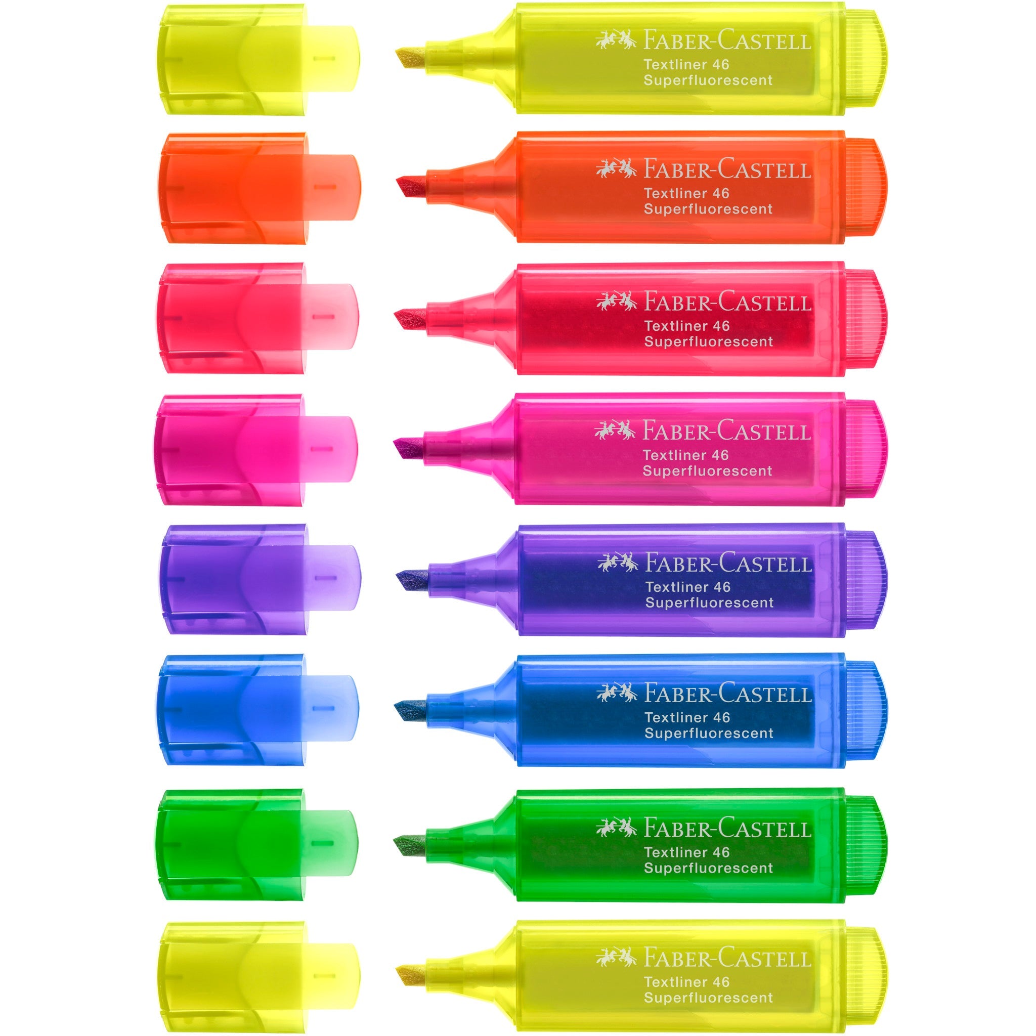 Highlighters, Neon Colors - Box of 8 - #FC254648