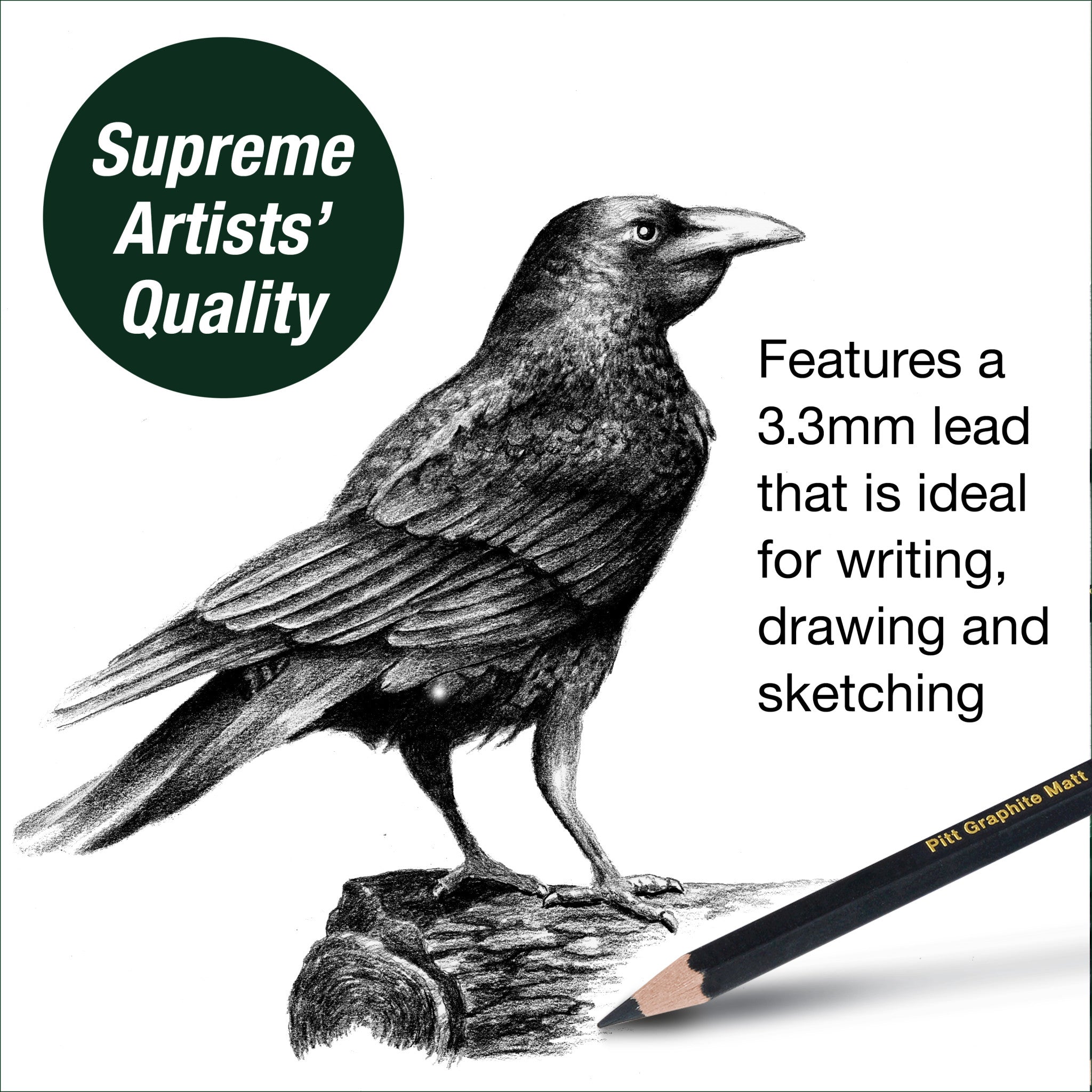 Pitt Graphite Matte Pencils, Tin of 6 - #FC115207