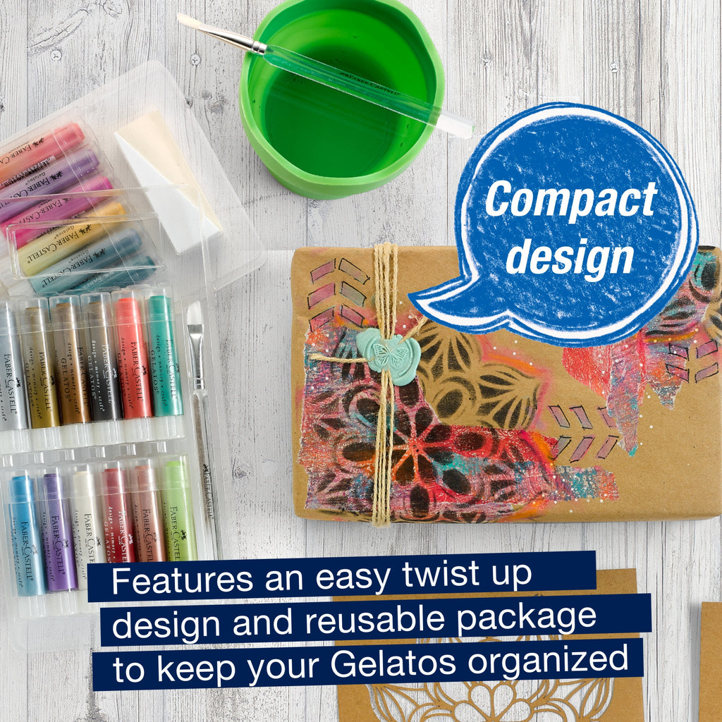 Metallic Art Crayons - 15-Piece Set - #FC770170