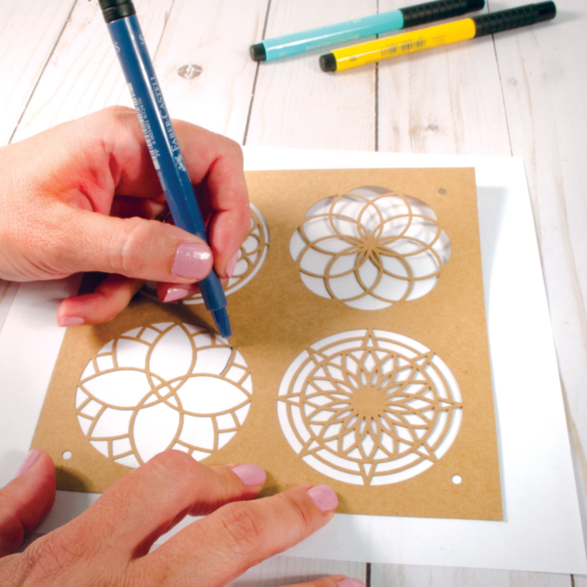 Mixed Media Stencils - Mandala - #FC770610
