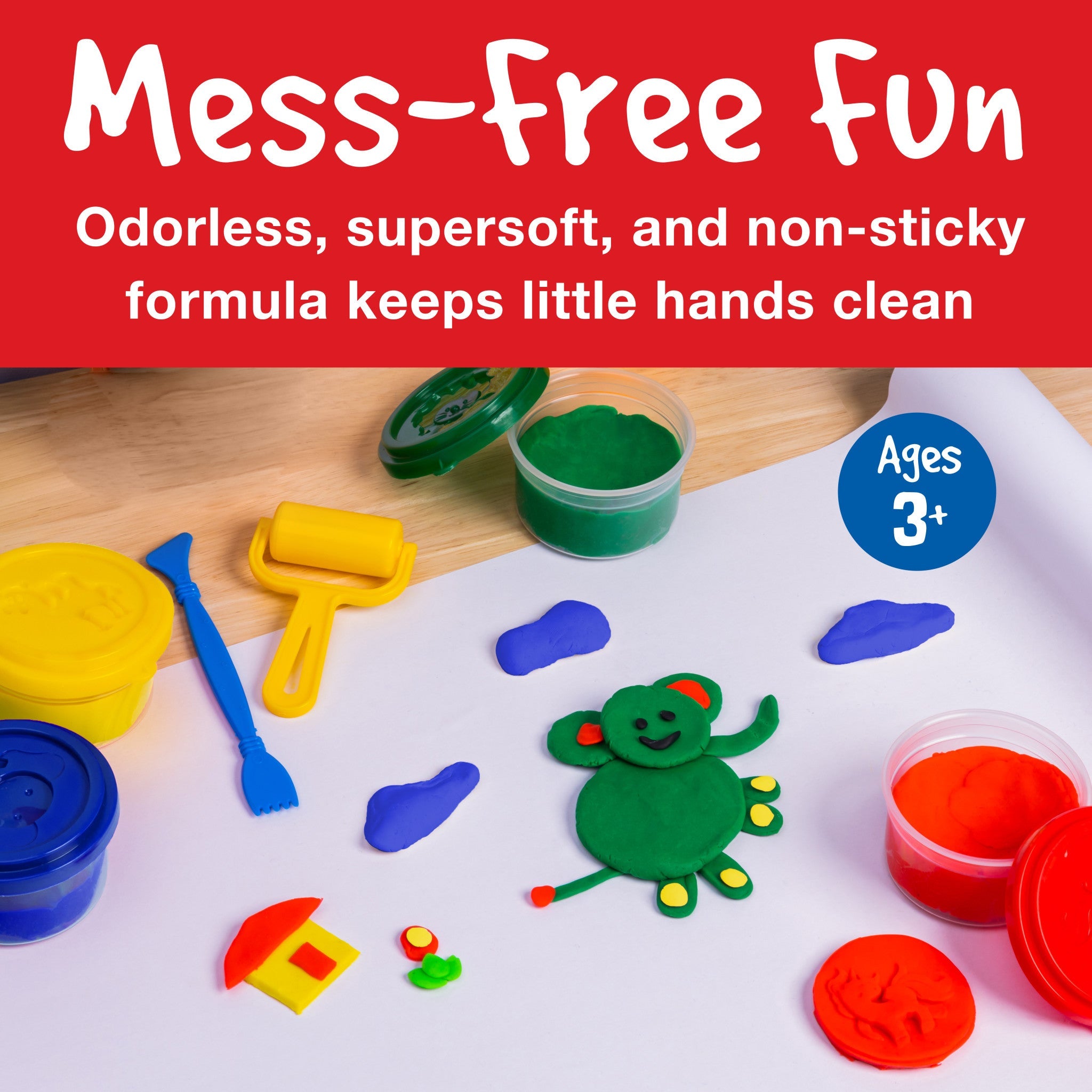 Little Creatives 4 Super Soft Modeling Dough - #FC370814
