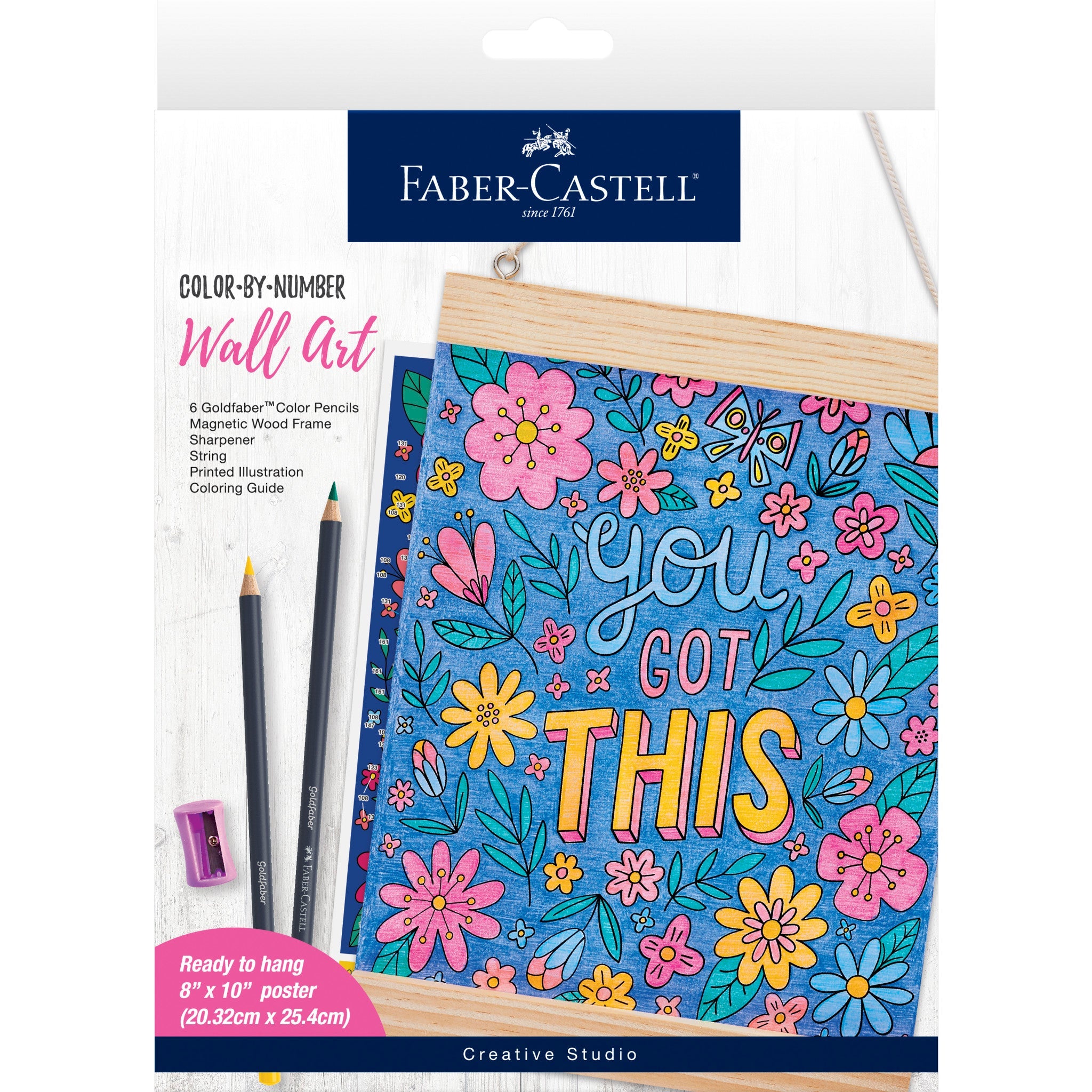 Color by Number Wall Art, "You Got This" - #FC770636