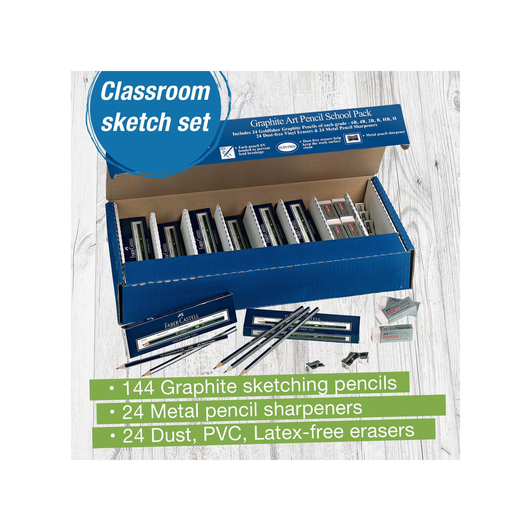 Graphite Art Pencil School Pack - #FC900000