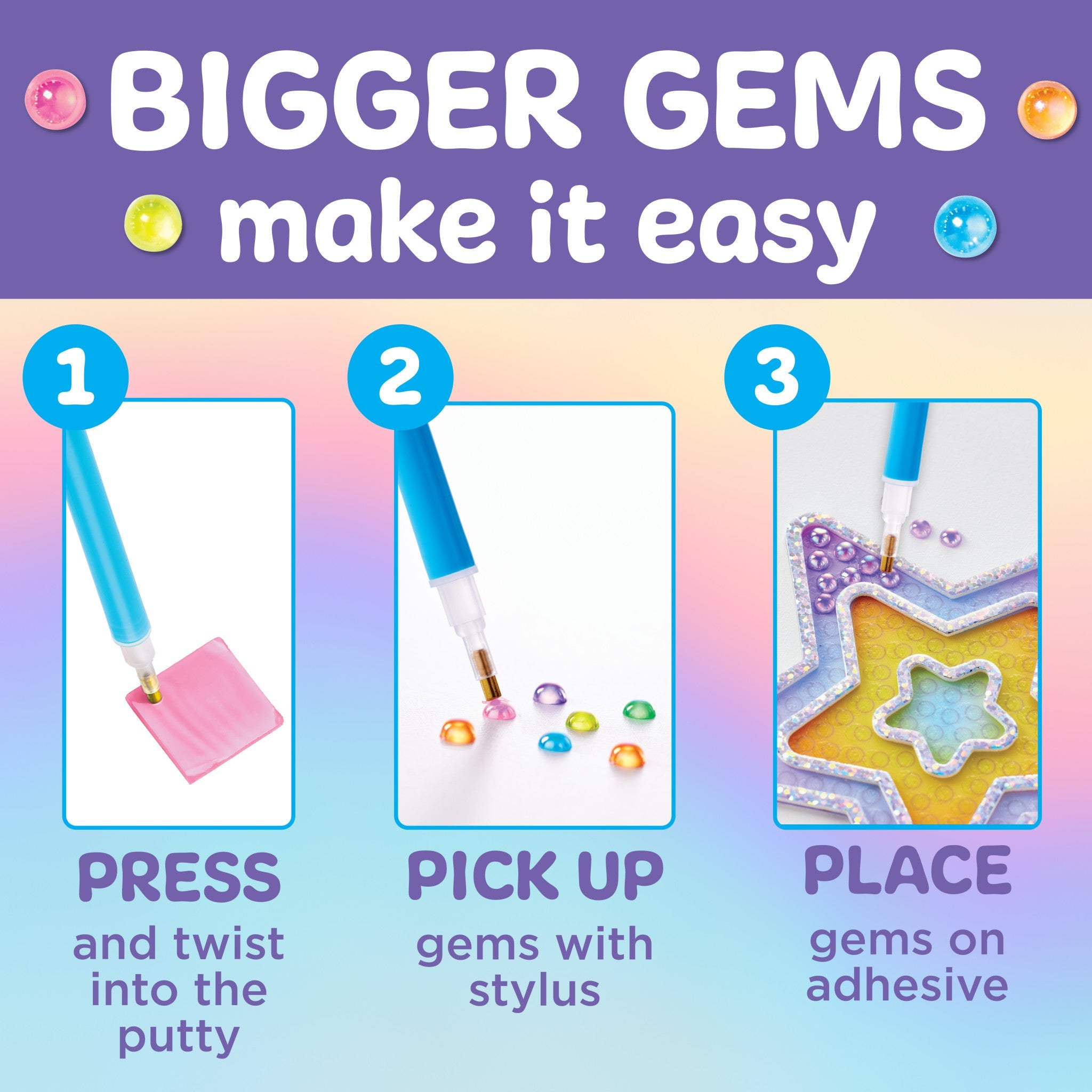 Bubble Gems™  Super Sticker Star - #6473000