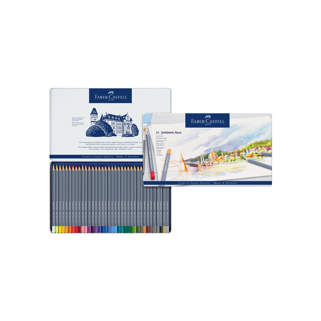 Goldfaber Aqua Watercolor Pencils, Tin of 36 - #FC114636