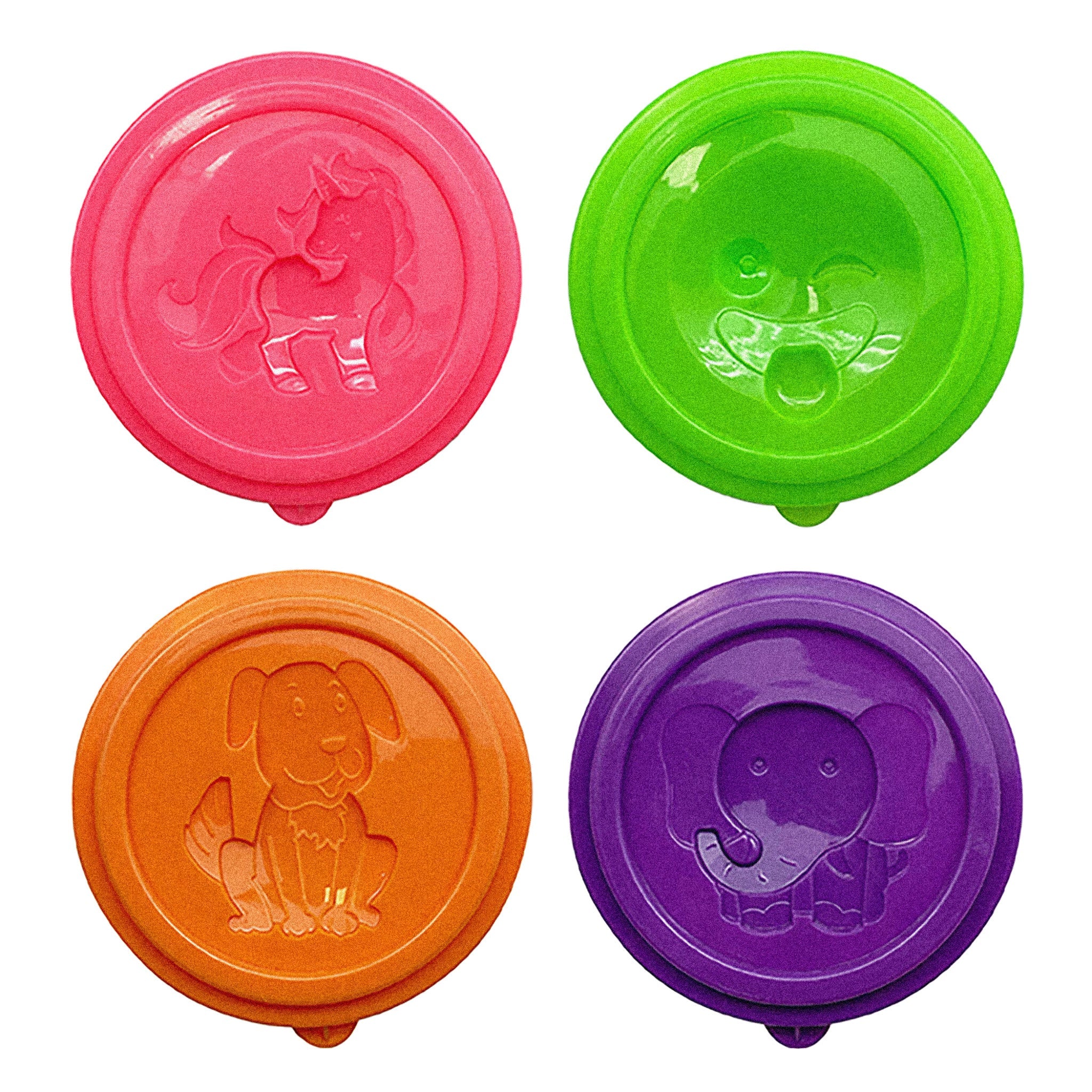 Little Creatives 4 Super Soft Modeling Dough, Neon Glitter - #FC370854