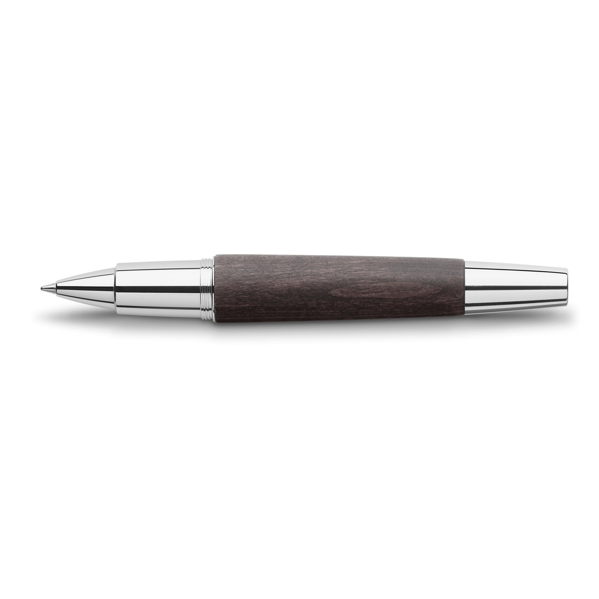 e-motion Rollerball Pen, Wood & Polished Chrome - Black - #FC148225