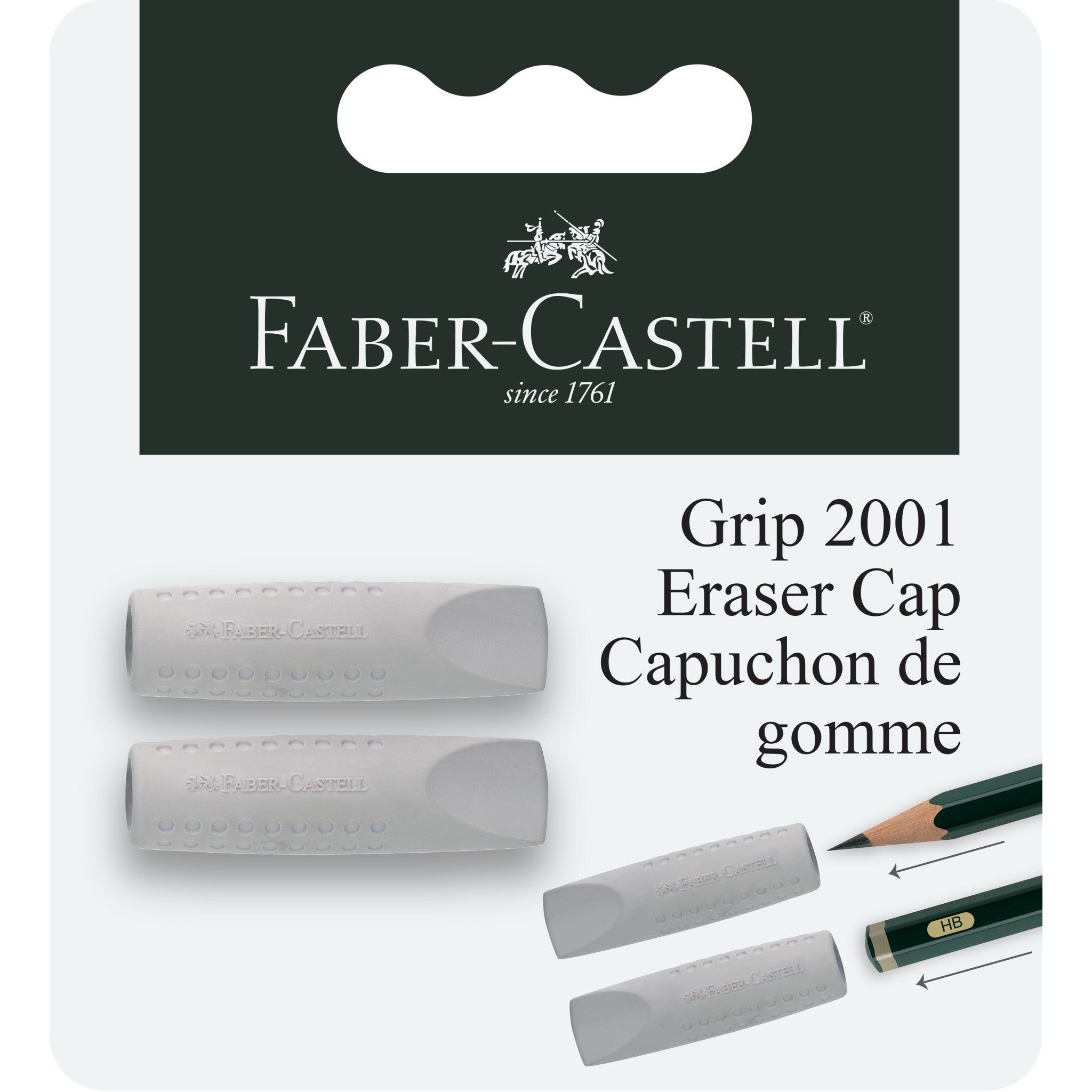 Grip 2001 Pencil Eraser Cap Set of 2 - #FC189982