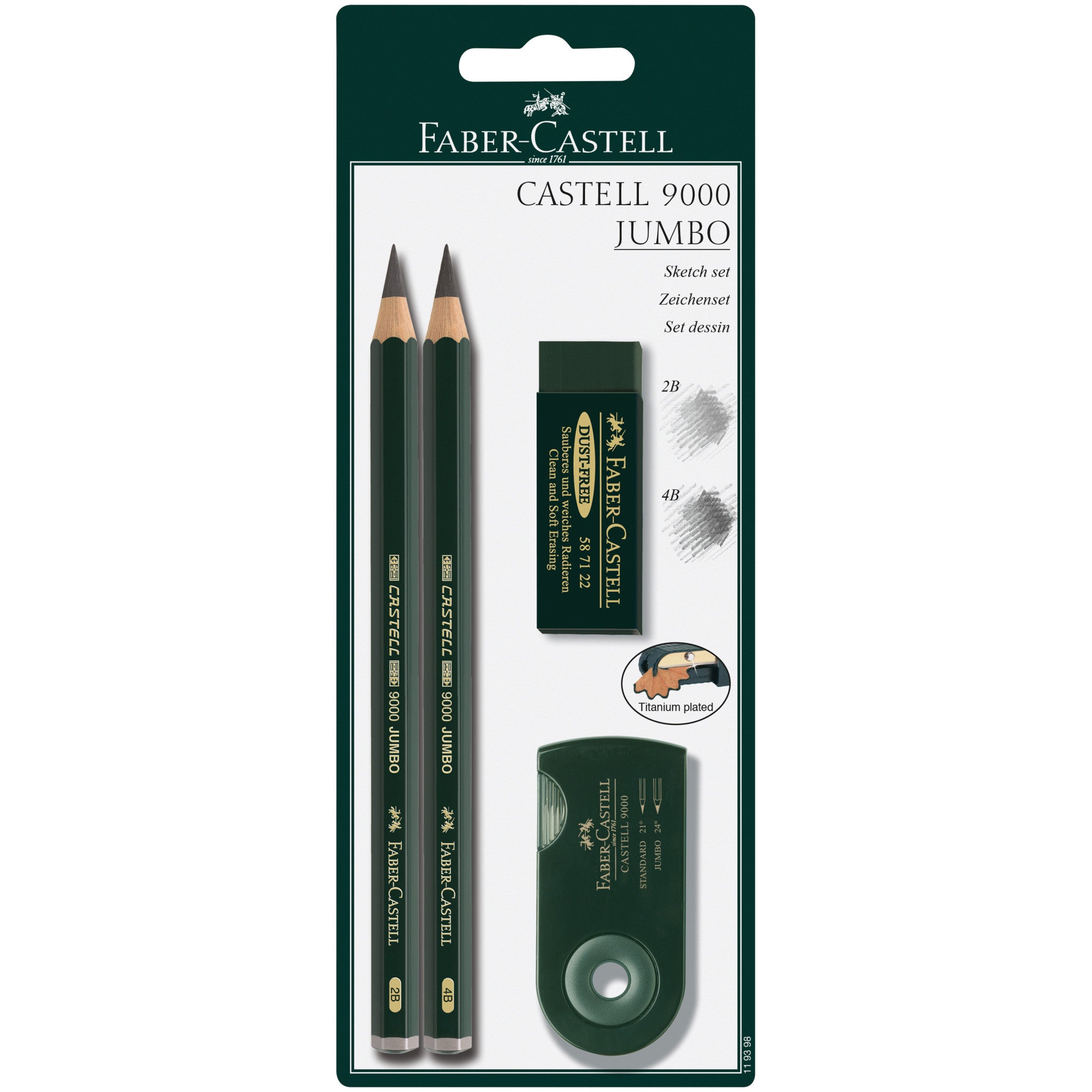 Castell 9000 Jumbo Graphite Pencils, Drawing Set - #FC119398