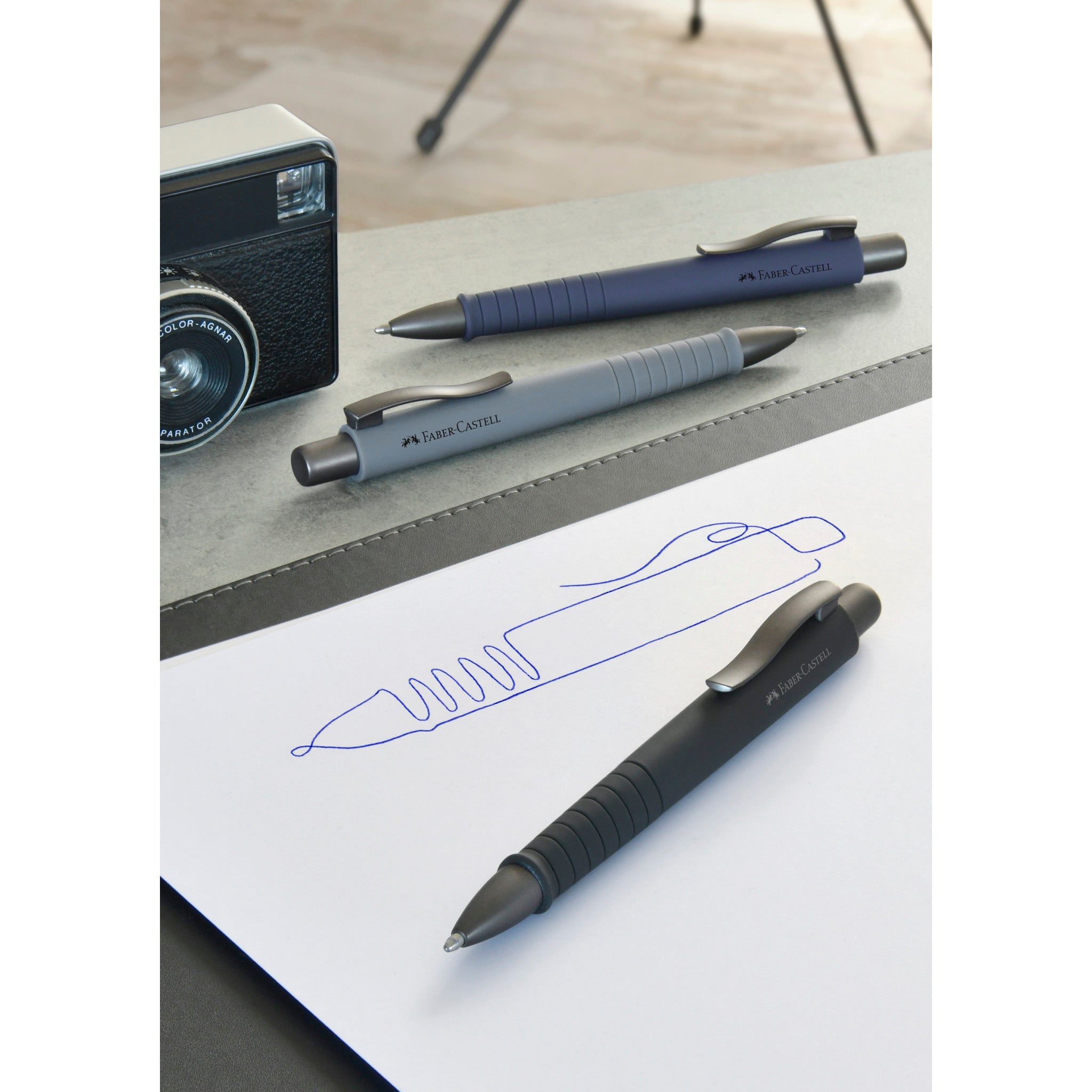 Poly Ball Urban Ballpoint Pen, Navy Blue - #FC241189