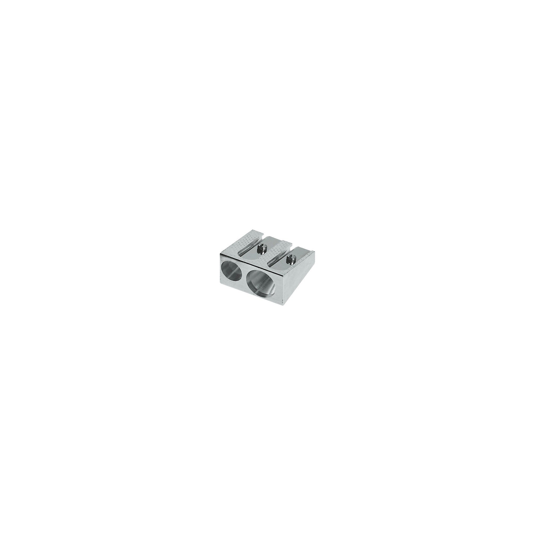Double Hole Metal Pencil Sharpener, Standard/Jumbo - #FC183400