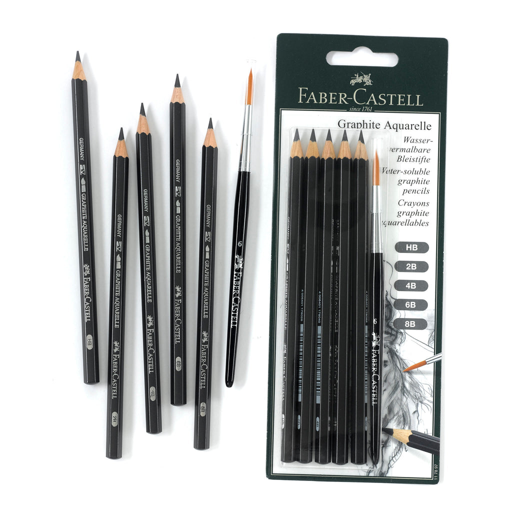 Graphite Aquarelle Pencils, Set of 6 - #FC117897